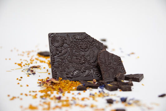 70% Pollen Dark Chocolate Bar