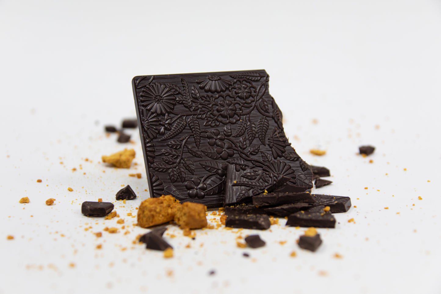 70% Honey Foam Dark Chocolate Bar