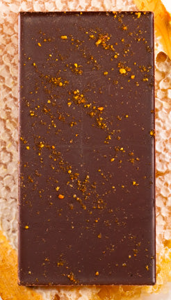 Large Honey Foam 70% Dark Chocolate Bar