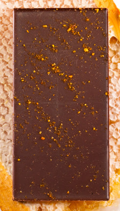 70% Honey Foam Dark Chocolate Bar