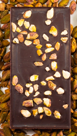 70% Pistachio Dark Chocolate Bar