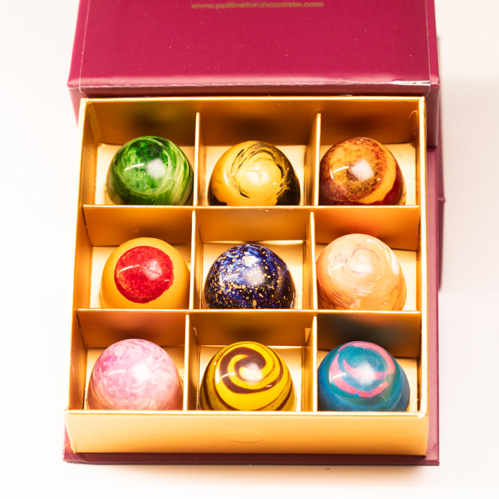 Bonbon Box of 9 Assorted Flavors