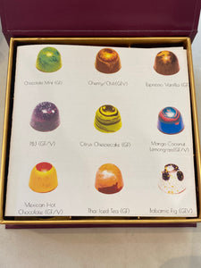 Bonbon Box of 9 Assorted Flavors