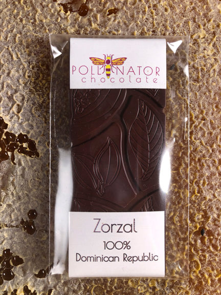 Small Zorzal 100% Dark Chocolate Bar 1oz